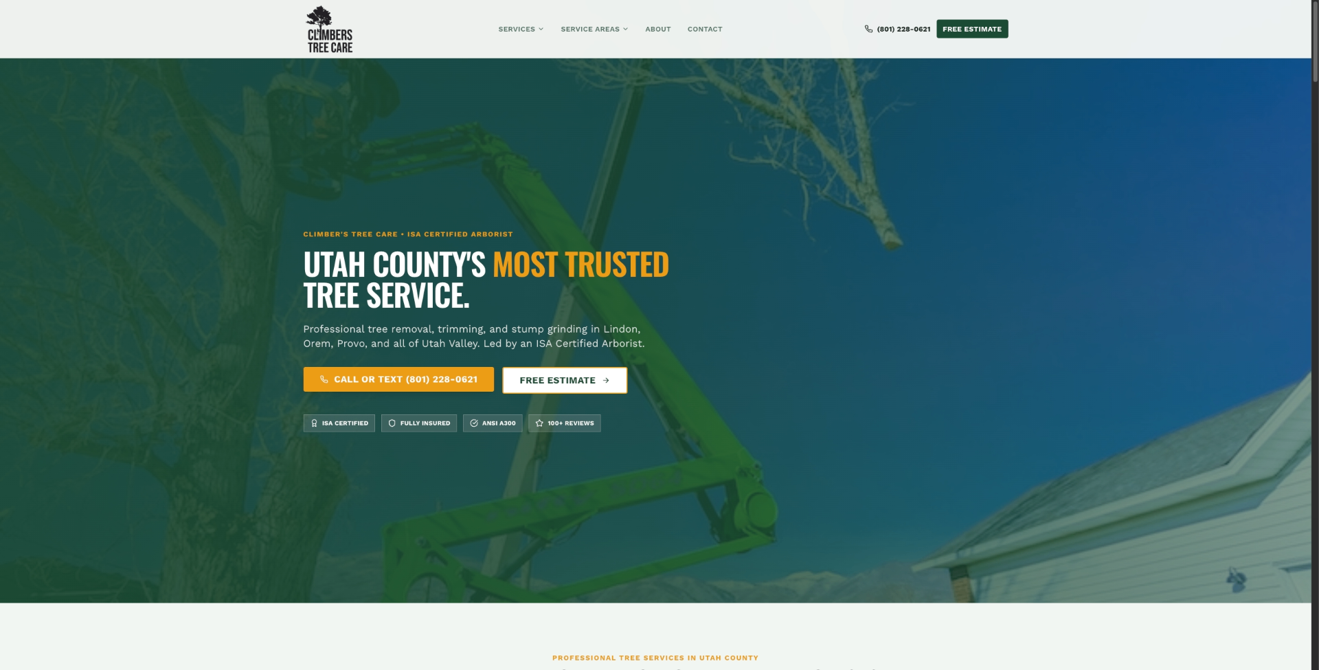 Contact Us | Climbers Tree Care | (801) 228-0621